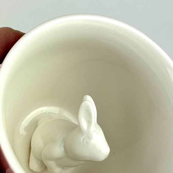 Pink Creature Comforts Rabbit Mug - Adorable 3D Bunny Design NWOT - Picture 7 of 8